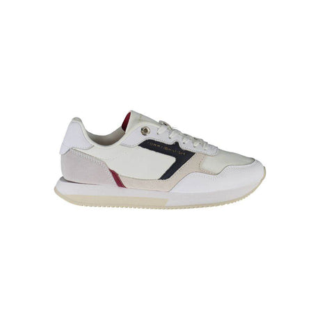 Tommy Hilfiger White Leather Women Sneaker - Hilstor