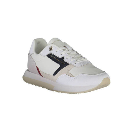 Tommy Hilfiger White Leather Women Sneaker - Hilstor