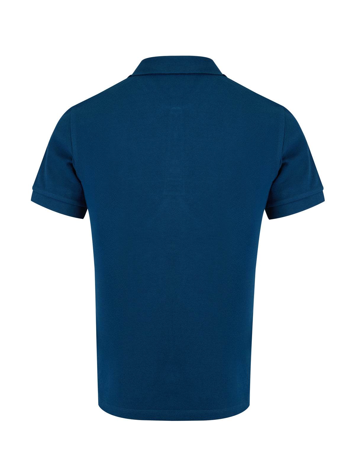 Burberry Deep Teal Blue Cotton Collared Polo Shirt - Hilstor