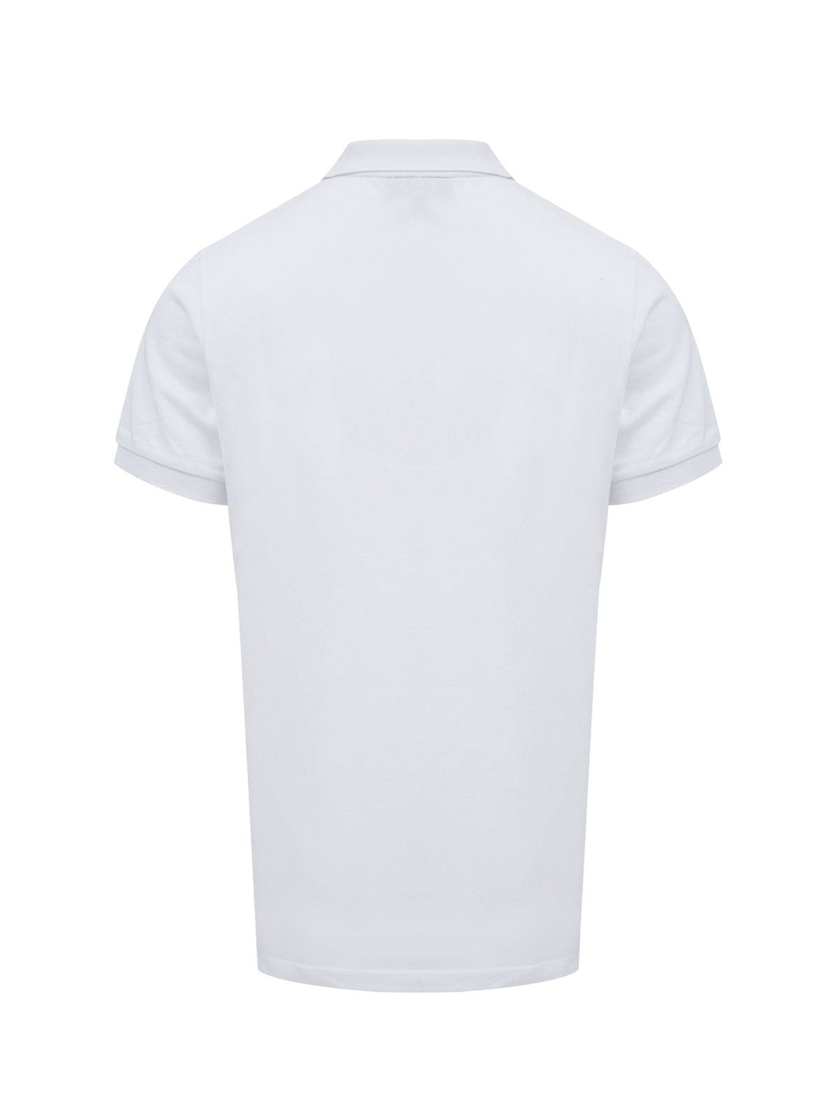 Burberry White Cotton Collared Polo Shirt - Hilstor