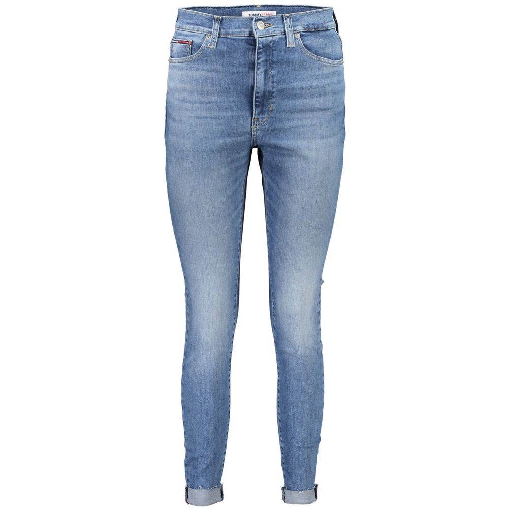 Tommy Hilfiger Blue Cotton Women Jeans - Hilstor