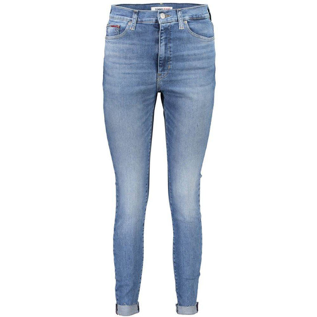 Tommy Hilfiger Blue Cotton Women Jeans - Hilstor
