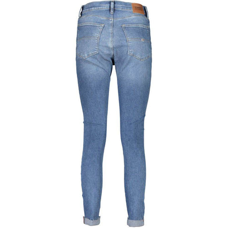 Tommy Hilfiger Blue Cotton Women Jeans - Hilstor