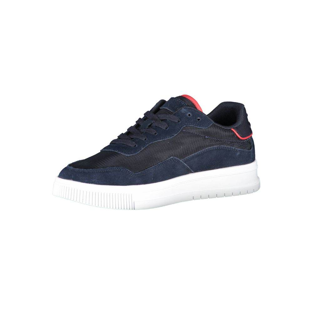 Tommy Hilfiger Blue Polyester Men Sneaker - Hilstor