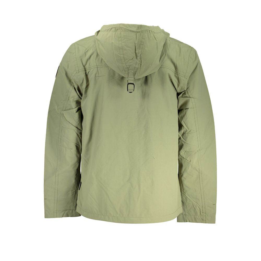 Napapijri Green Polyester Men Jacket - Hilstor