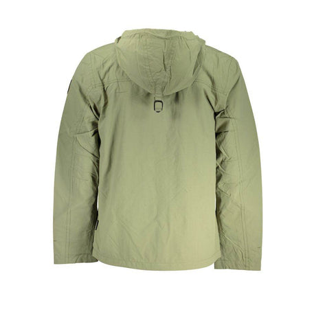 Napapijri Green Polyester Men Jacket - Hilstor