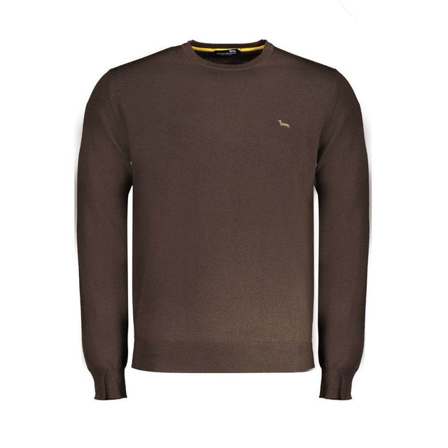 Harmont & Blaine Brown Wool Sweater - Hilstor