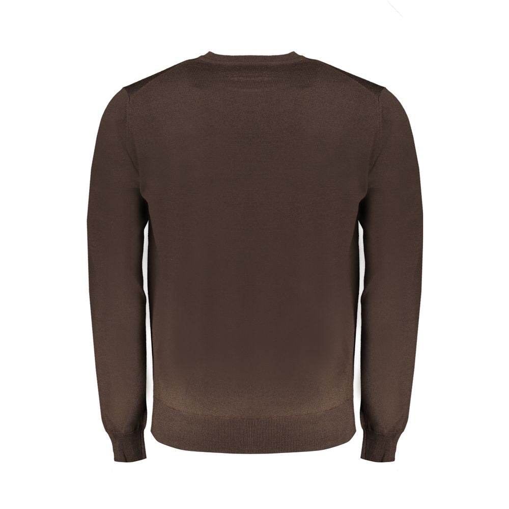 Harmont & Blaine Brown Wool Sweater - Hilstor