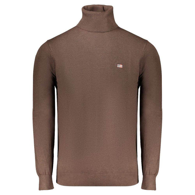 Norway 1963 Brown Polyester Sweater - Hilstor