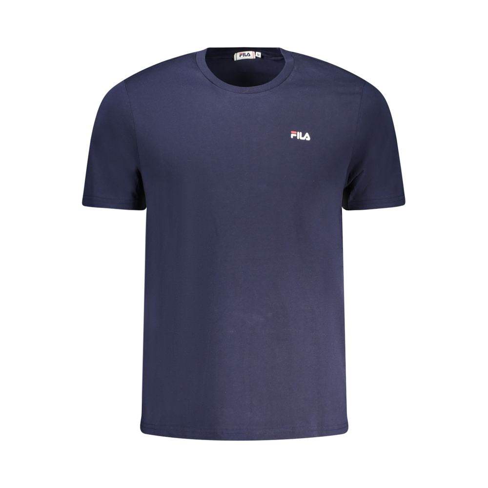 Fila Blue Cotton T-Shirt - Hilstor