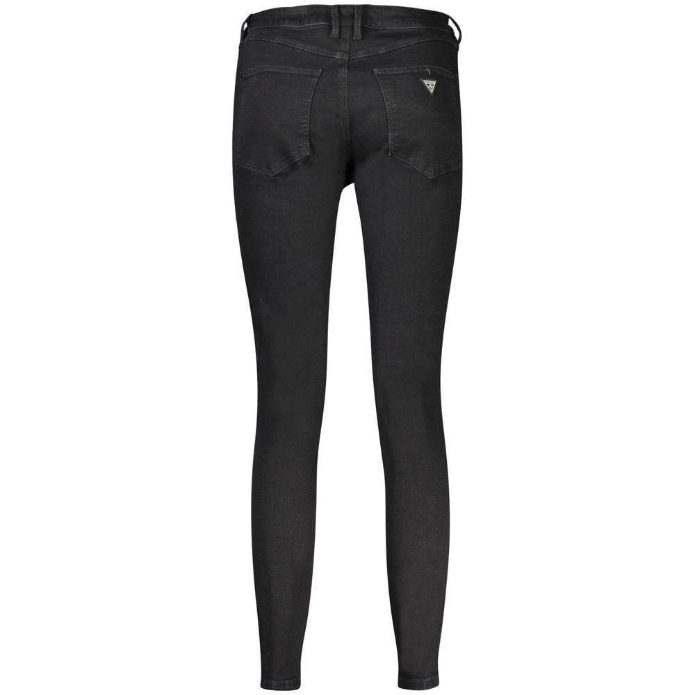 Guess Jeans Black Cotton Women Skinny Jean - Hilstor