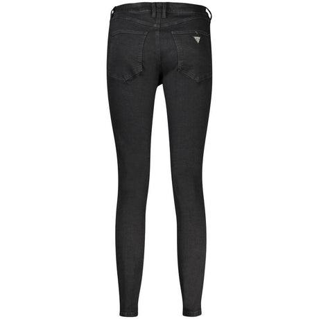 Guess Jeans Black Cotton Women Skinny Jean - Hilstor