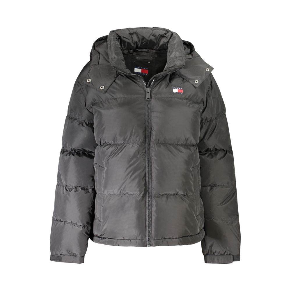 Tommy Hilfiger sort polyesterjakke til kvinder
