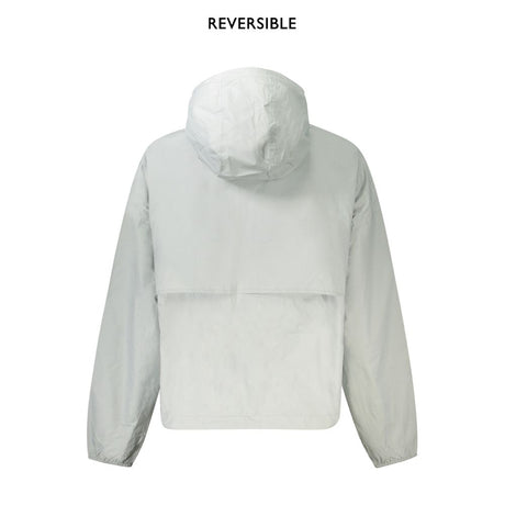 K-WAY grå nylon jakke til kvinder