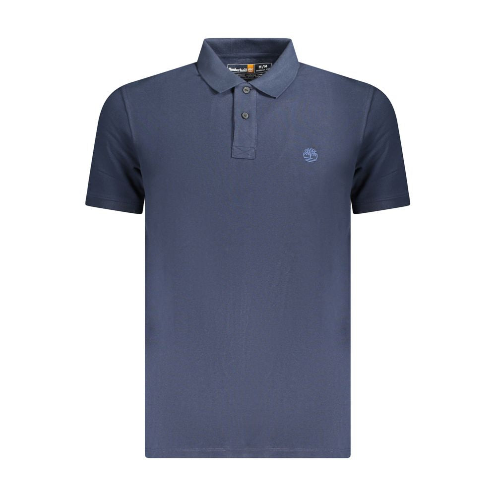 Timberland blå bomuld poloshirt til mænd