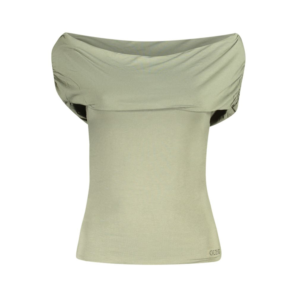 Guess Jeans Grøn Modal Toppe & T-Shirt