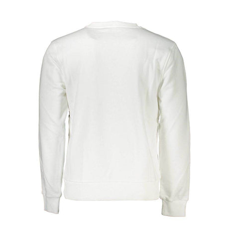 Cavalli Class White Cotton Men Sweater - Hilstor