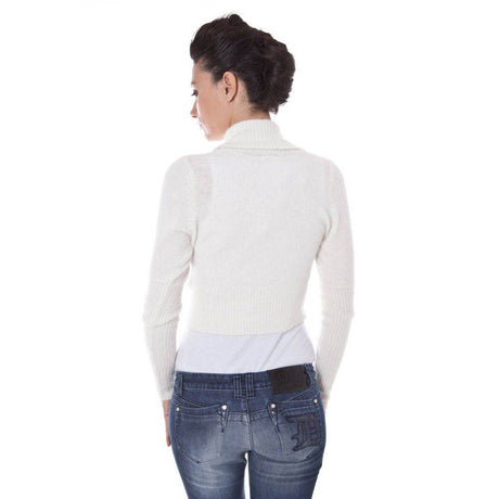 Datch White Wool Sweater - Hilstor