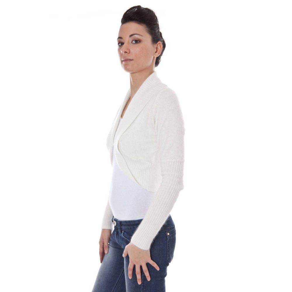 Datch White Wool Sweater - Hilstor