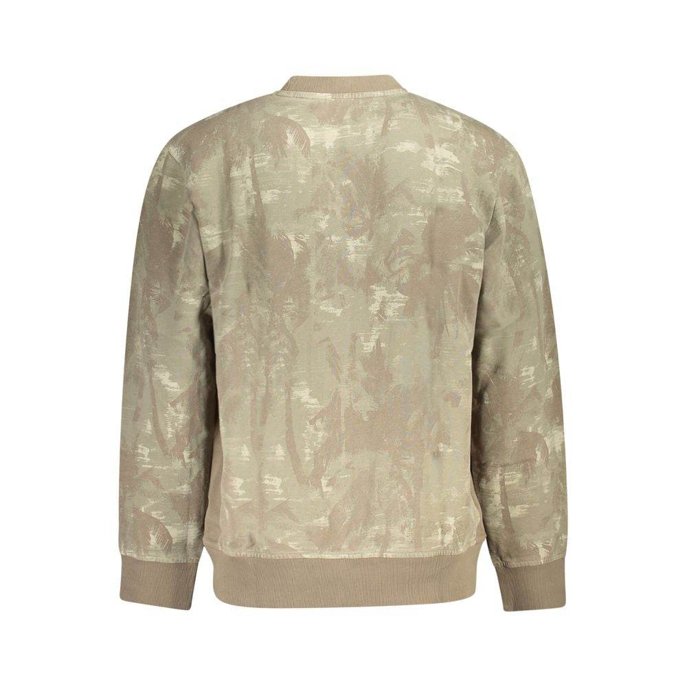 Hugo Boss Brown Cotton Men Sweater - Hilstor