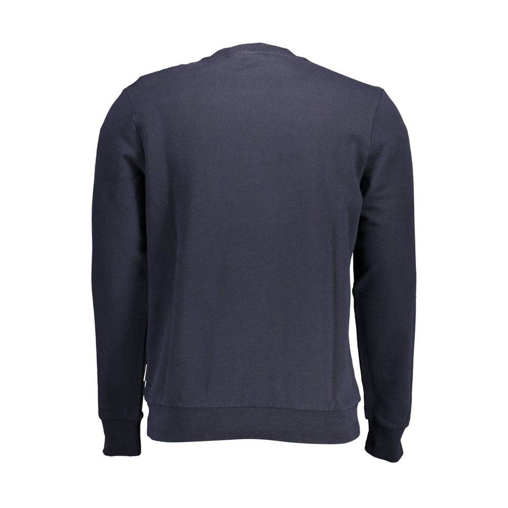 Napapijri Blue Cotton Men Sweater - Hilstor