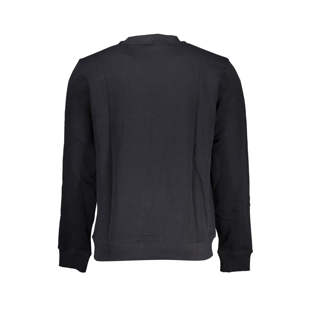 Napapijri elegant sort langærmet sweatshirt med rund hals