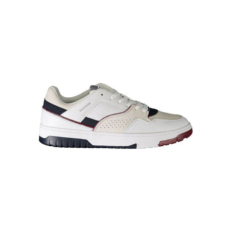 Tommy Hilfiger White Polyethylene Men Sneaker - Hilstor