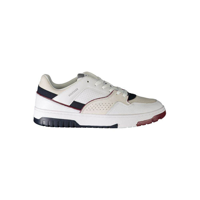 Tommy Hilfiger White Polyethylene Men Sneaker - Hilstor