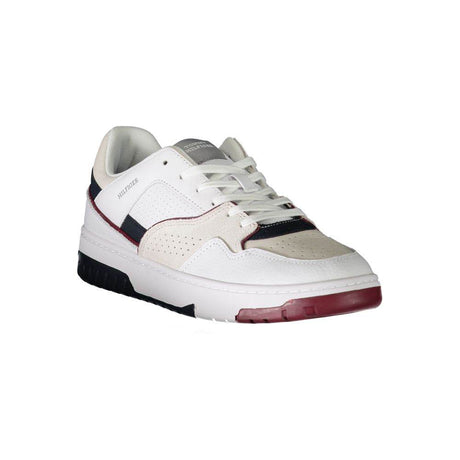 Tommy Hilfiger White Polyethylene Men Sneaker - Hilstor