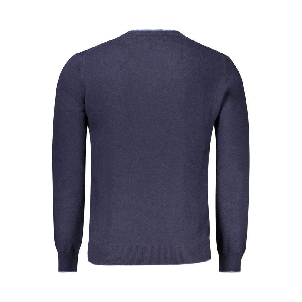 North Sails Blue Wool Men Sweater - Hilstor