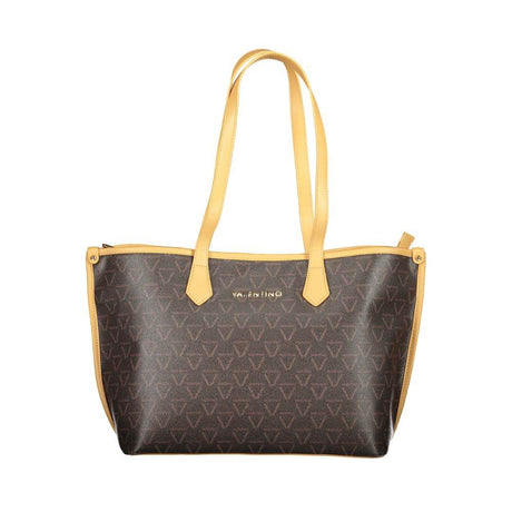 Mario Valentino Brown Polyethylene Handbag - Hilstor