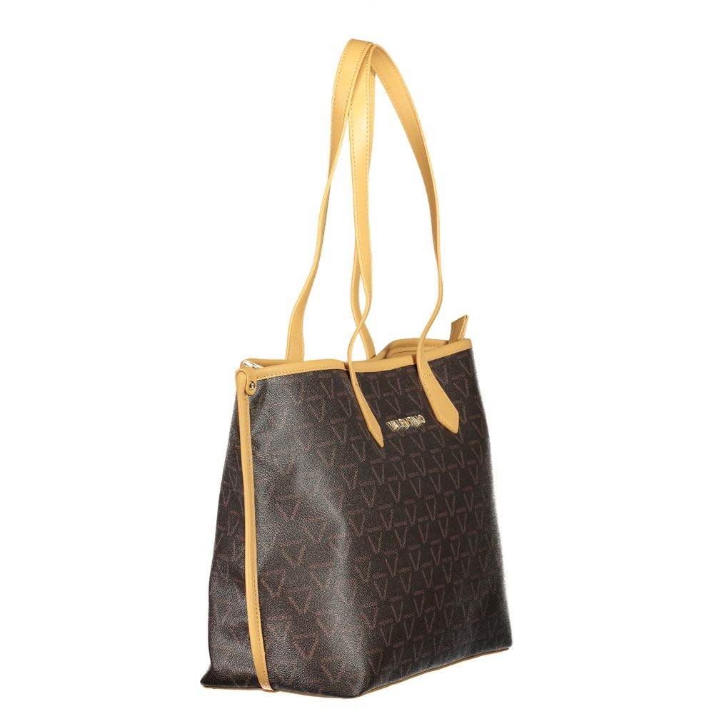 Mario Valentino Brown Polyethylene Handbag - Hilstor
