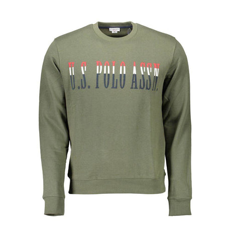 U.S. POLO ASSN. Green Cotton Men Sweater - Hilstor