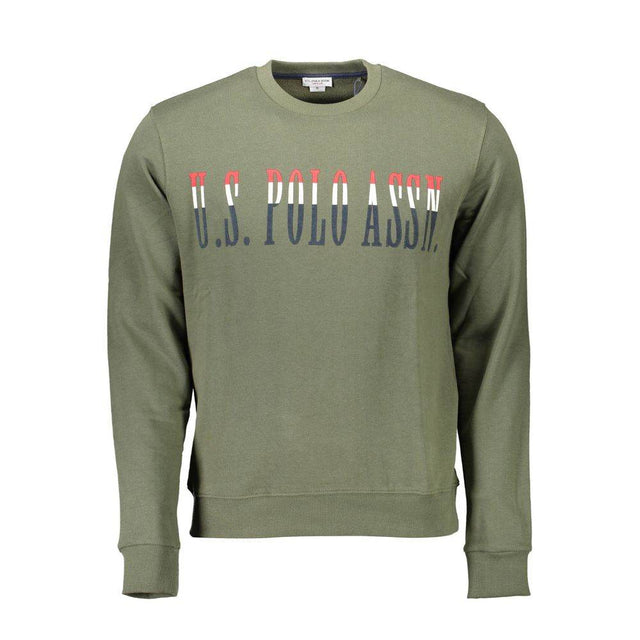 U.S. POLO ASSN. Green Cotton Men Sweater - Hilstor