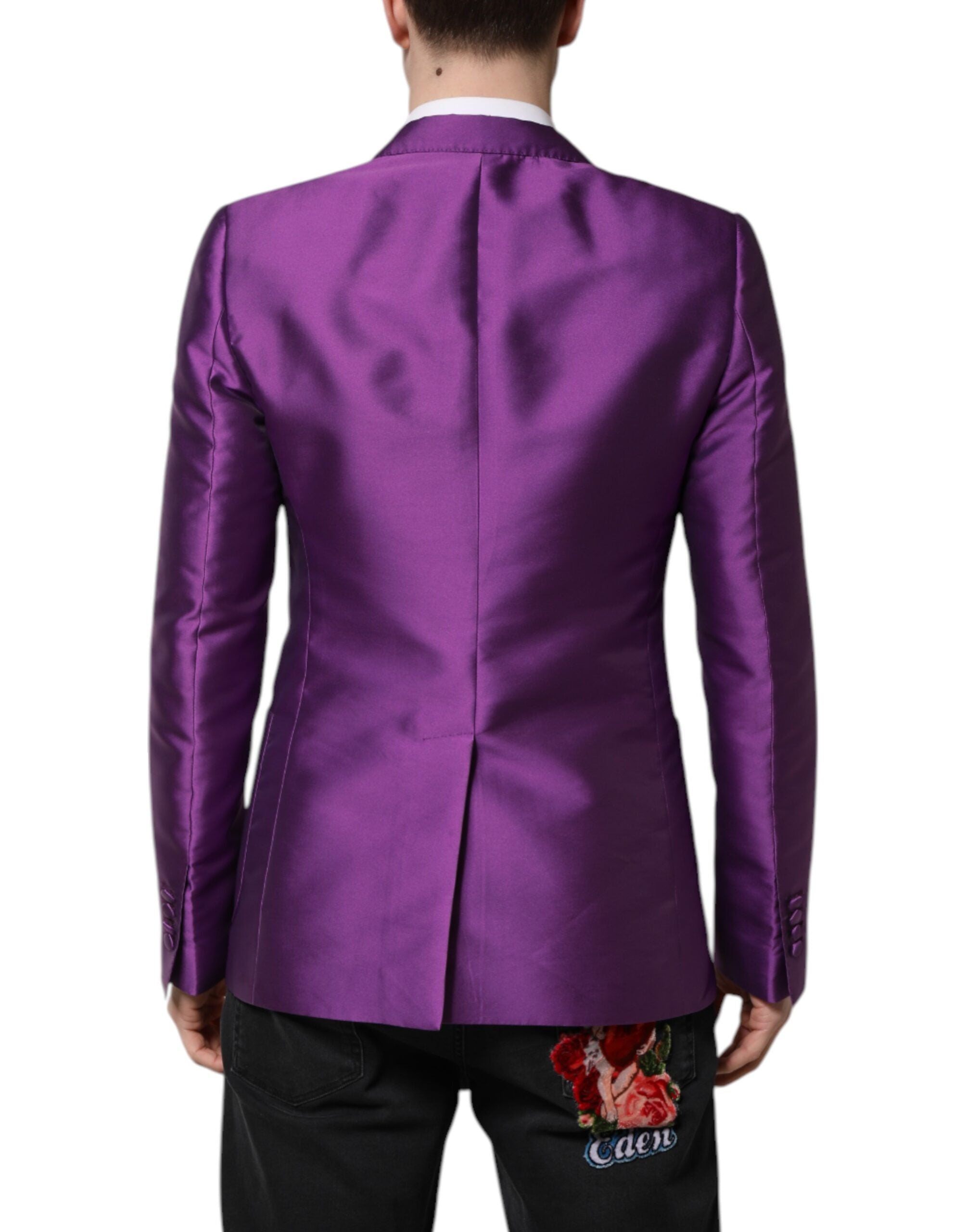 Dolce &amp; Gabbana Lilla Dobbeltradet Herrejakkesæt Blazer