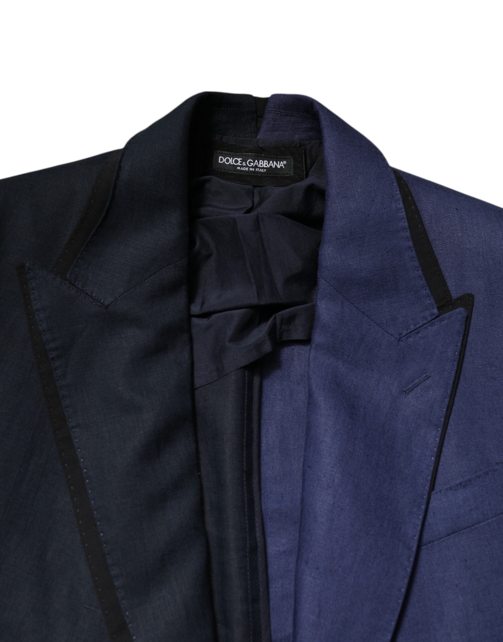Dolce &amp; Gabbana Marinblå Dubbelknäppt Kavaj med Kavaj