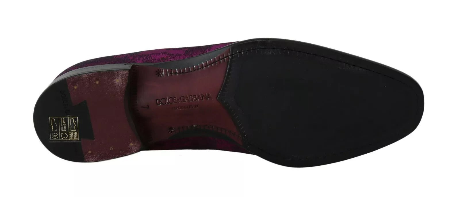 Dolce & Gabbana Elegant Silke-Wool Blend Loafers i lilla