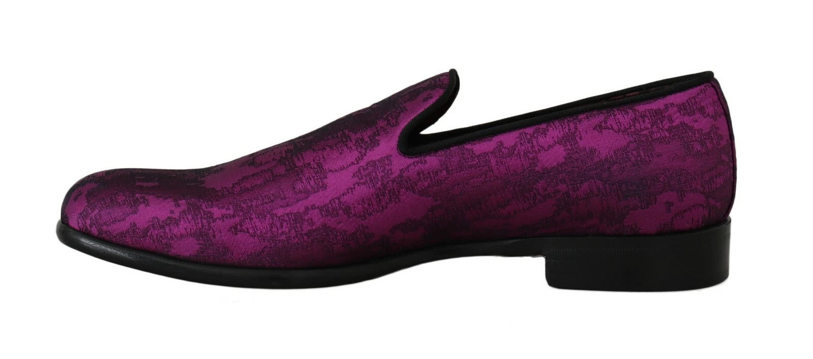 Dolce & Gabbana Elegant Silke-Wool Blend Loafers i lilla