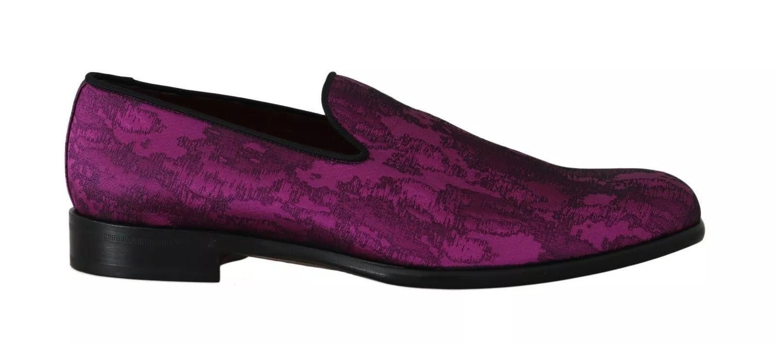 Dolce & Gabbana Elegant Silke-Wool Blend Loafers i lilla