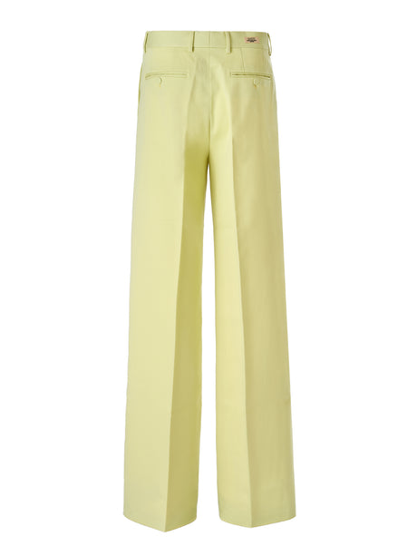 Gucci Lime Yellow Polyester Pants