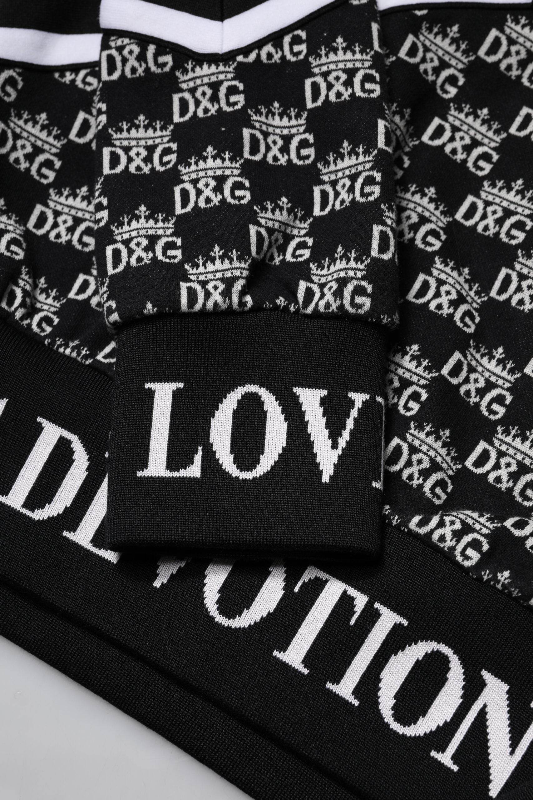 Dolce & Gabbana Multicolor Cotton Crew Neck Pullover Sweater - Hilstor