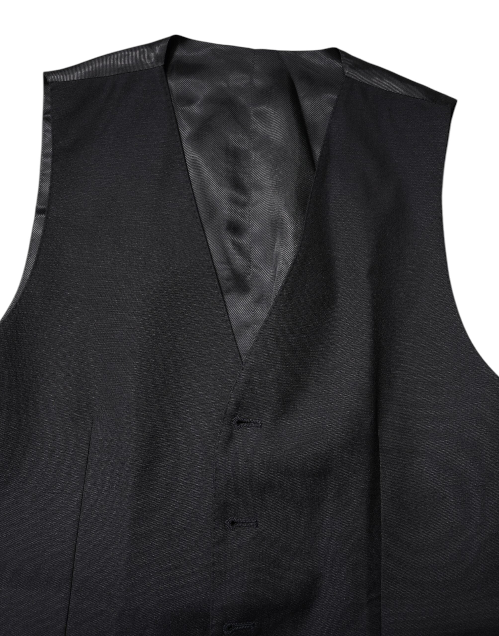 Dolce &amp; Gabbana sort uld vest kjole formel vest