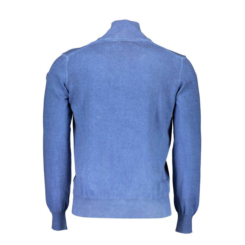 North Sails Blue Cotton Men Sweater - Hilstor