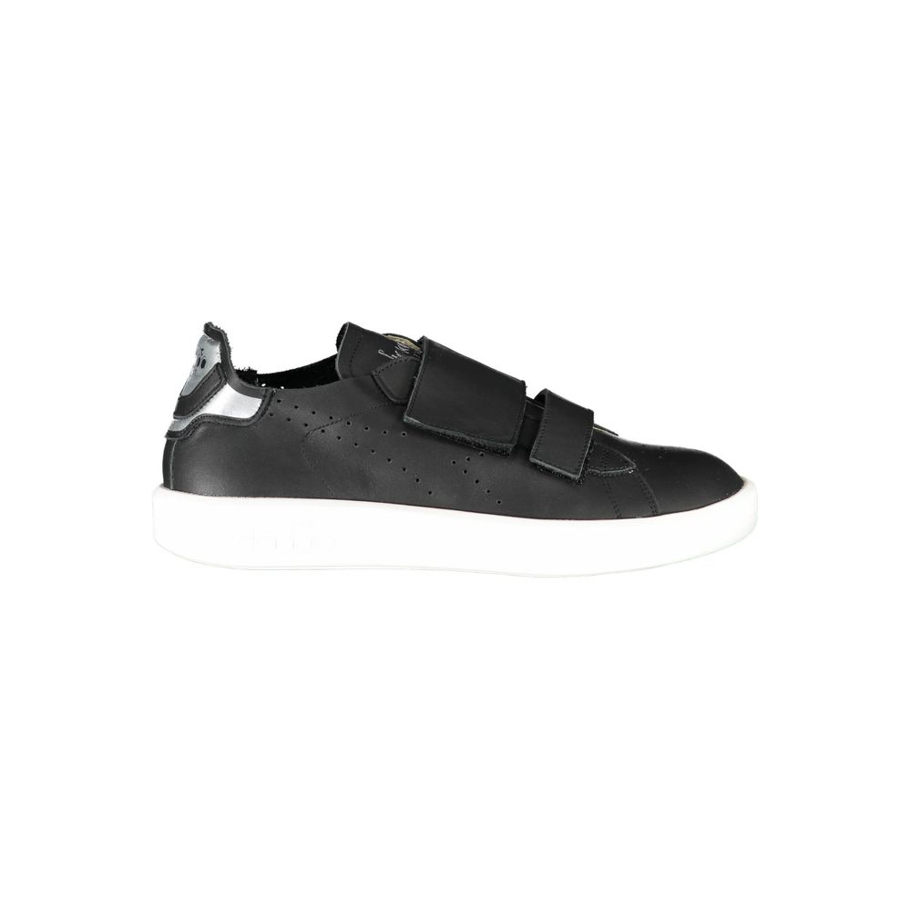 Diadora Black Leather Men Sneaker