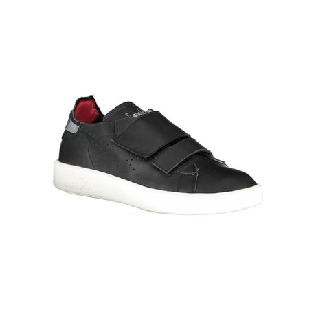 Diadora Black Leather Men Sneaker
