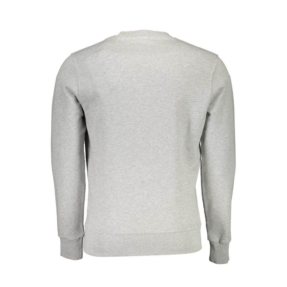 North Sails Gray Organic Cotton Men Sweater - Hilstor