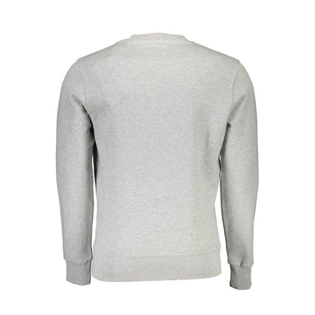 North Sails Gray Organic Cotton Men Sweater - Hilstor