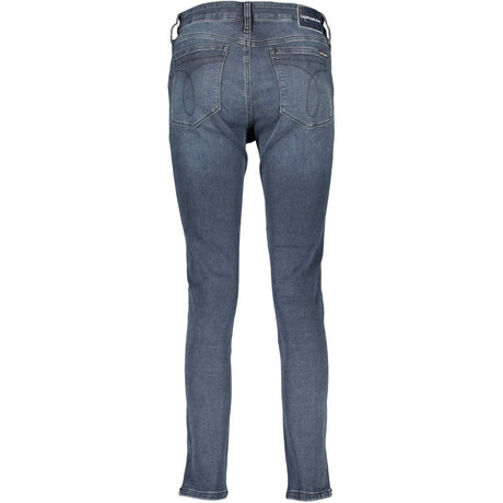 Calvin Klein Blue Cotton Women's Skinny Jean