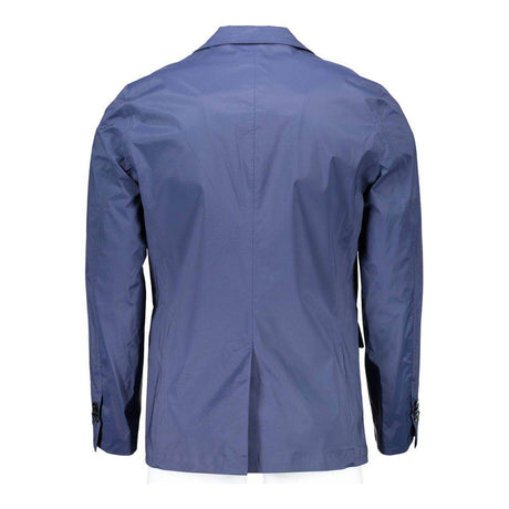 Gant Blue Nylon Men Jacket - Hilstor