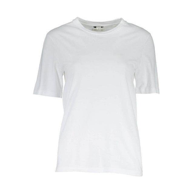 Gant White Cotton Men T-Shirt - Hilstor